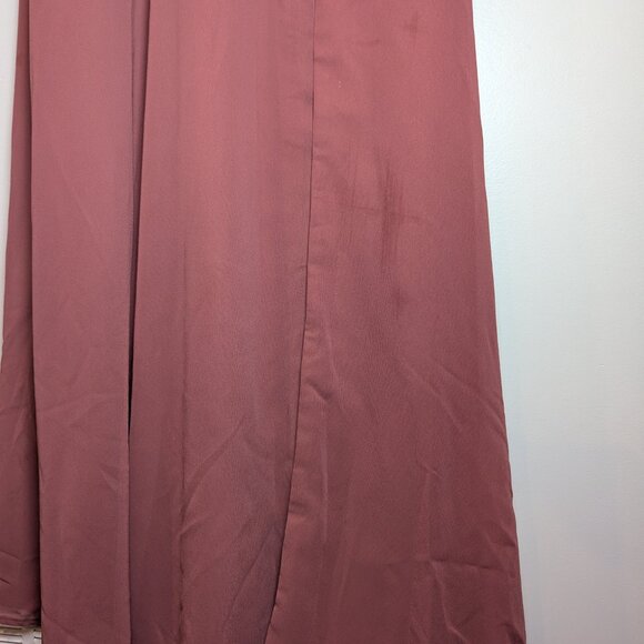 Azazie Women's Size A4 Claudine Amethyst Dresses Floor Length Chiffon - Picture 5 of 9